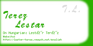 terez lestar business card